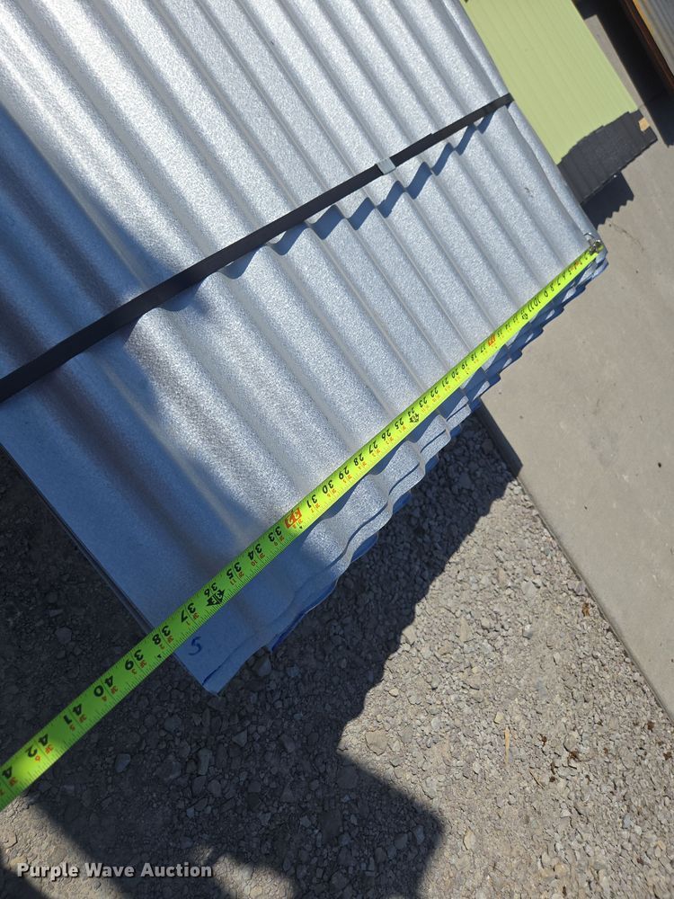 image for item EN3511 Approximately 20 corrugated panels