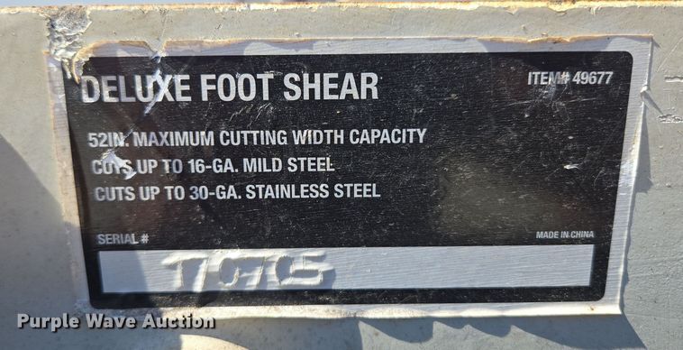 image for item EN3512 Klutch Deluxe Foot Shear shear