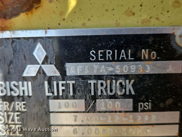 image for item EN3513 Mitsubishi FG25 forklift