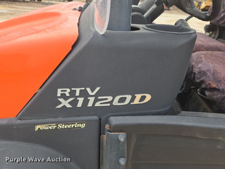 image for item EN3525 2014 Kubota  RTV X1120D utility vehicle
