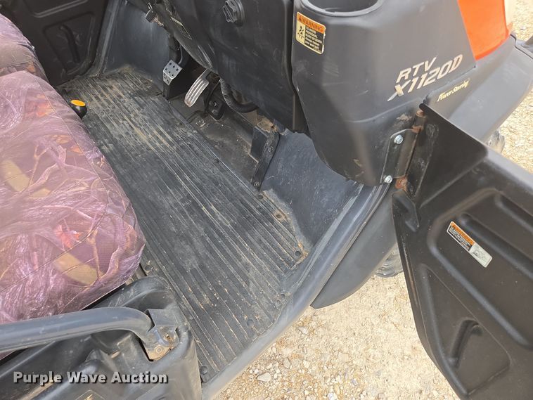 image for item EN3525 2014 Kubota  RTV X1120D utility vehicle