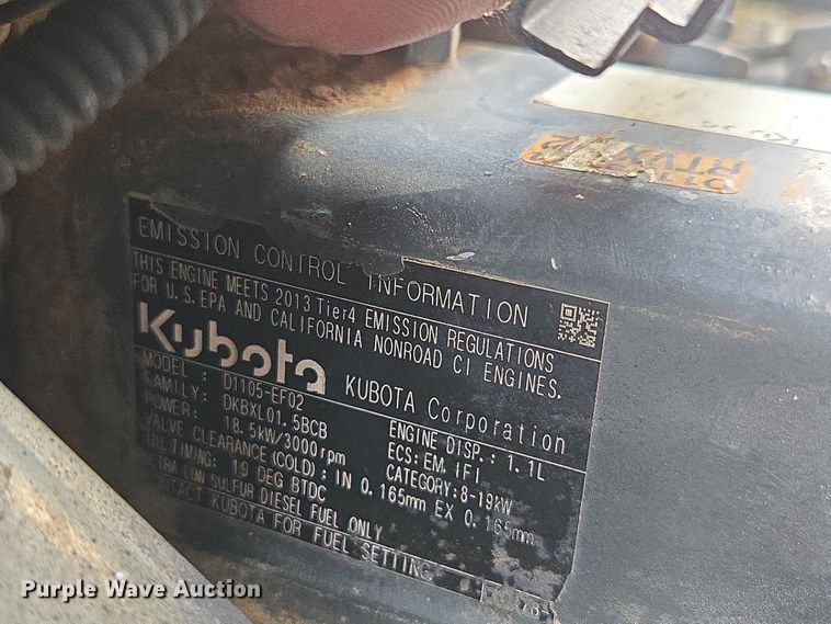 image for item EN3525 2014 Kubota  RTV X1120D utility vehicle