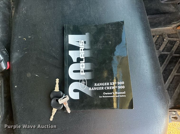 image for item EN5178 2014 Polaris Ranger 900XP utility vehicle