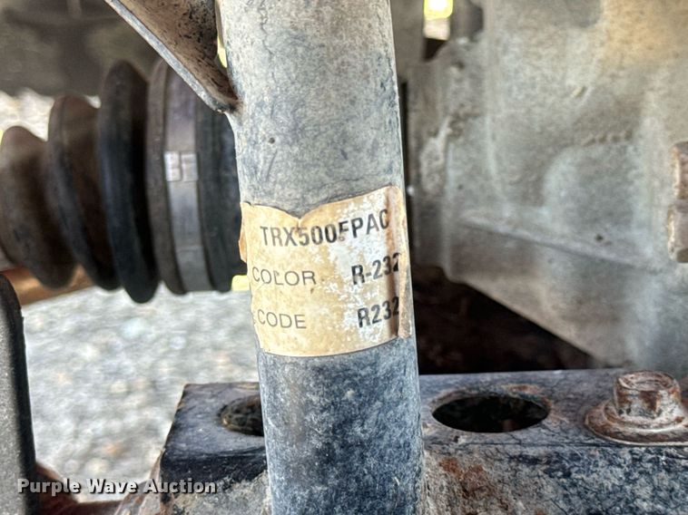 image for item EN5195 2012 Honda TRX500FPAC ATV