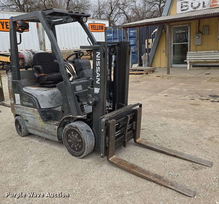 image for item EN8692 Nissan MCP1F2A20LV forklift