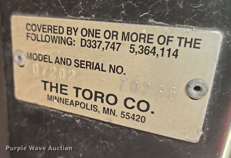 image for item EN8696 1997 Toro Workman 3200 utility vehicle