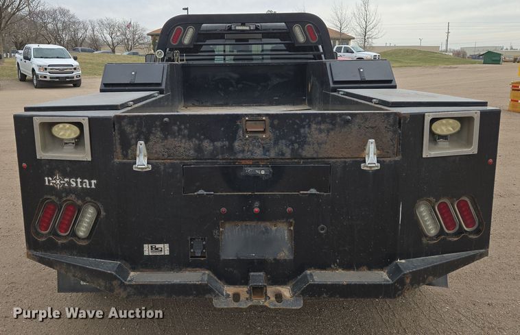 image for item EN8800 2017 Dodge Ram 3500 Crew Cab flatbed pickup truck