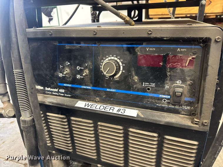 image for item EQ1164 Miller Deltaweld 452 welder