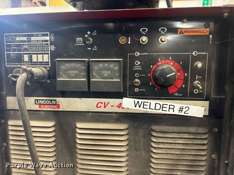 image for item EQ1165 Lincoln Electric CV-400 welder