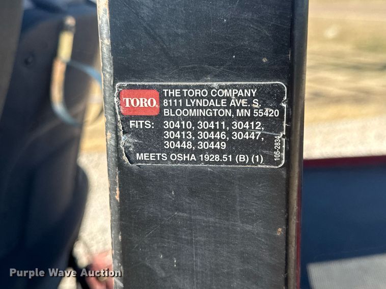 image for item EQ1191 2012 Toro Groundmaster 4000D lawn mower