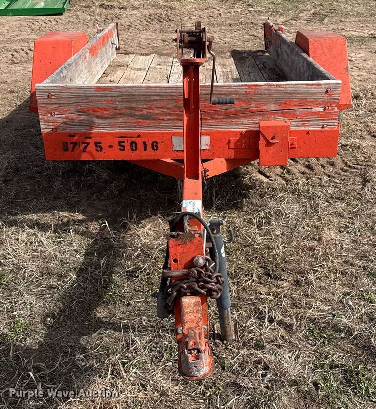 image for item EQ1216 1986 JFW B1FB tilt deck utility trailer