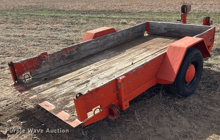 image for item EQ1216 1986 JFW B1FB tilt deck utility trailer