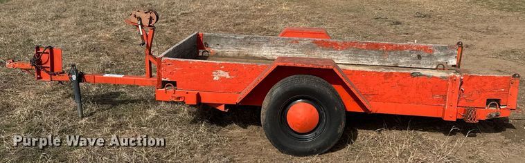 image for item EQ1216 1986 JFW B1FB tilt deck utility trailer