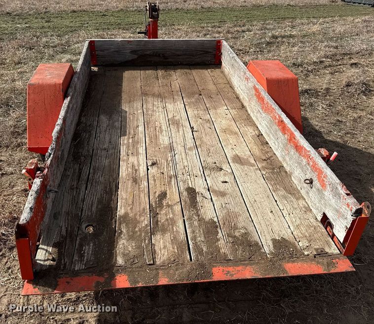 image for item EQ1216 1986 JFW B1FB tilt deck utility trailer