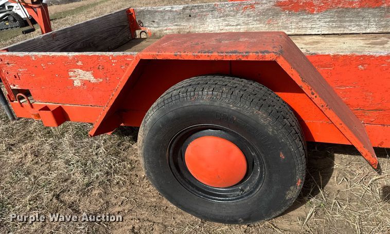 image for item EQ1216 1986 JFW B1FB tilt deck utility trailer