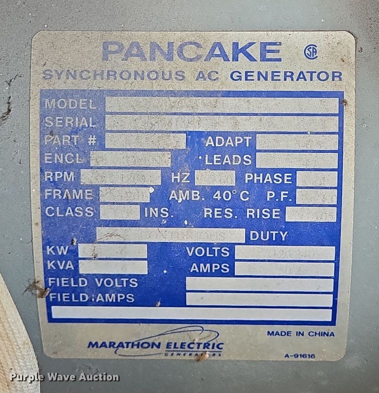 image for item EQ2579 2012 Magnum MLT3060M light plant
