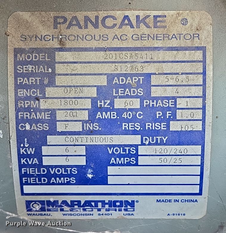 image for item EQ2580 2011 Magnum MLT3060M light plant