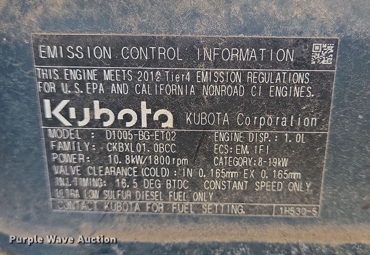 image for item EQ2581 2012 Magnum MLT3060K light plant