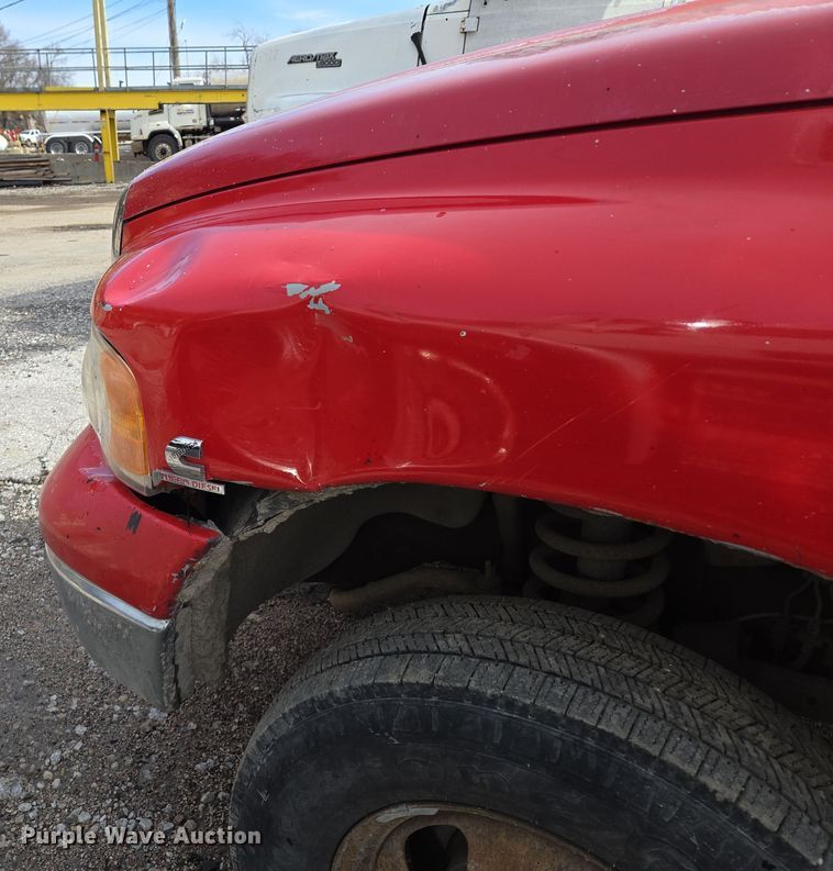 image for item EQ6778 2003 Dodge  Ram 3500 Quad Cab pickup truck cab and chassis