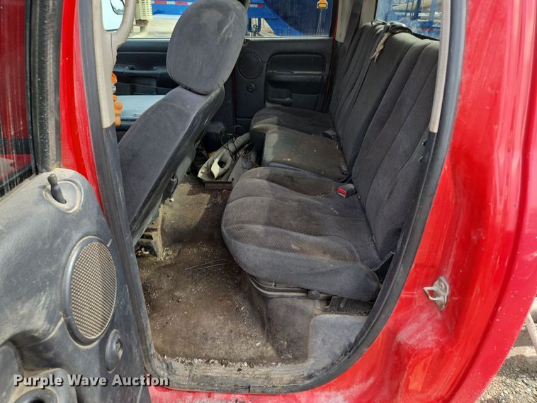 image for item EQ6778 2003 Dodge  Ram 3500 Quad Cab pickup truck cab and chassis