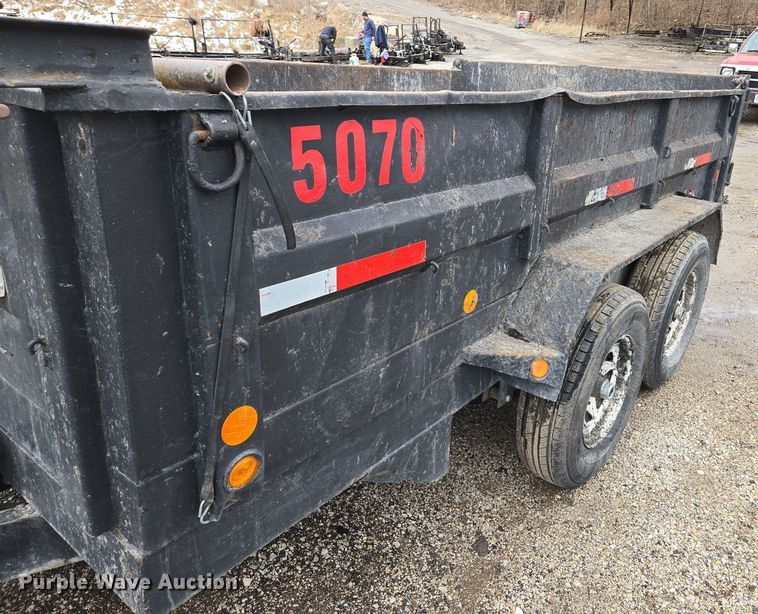 image for item EQ6780 2006 PJ Trailer dump trailer