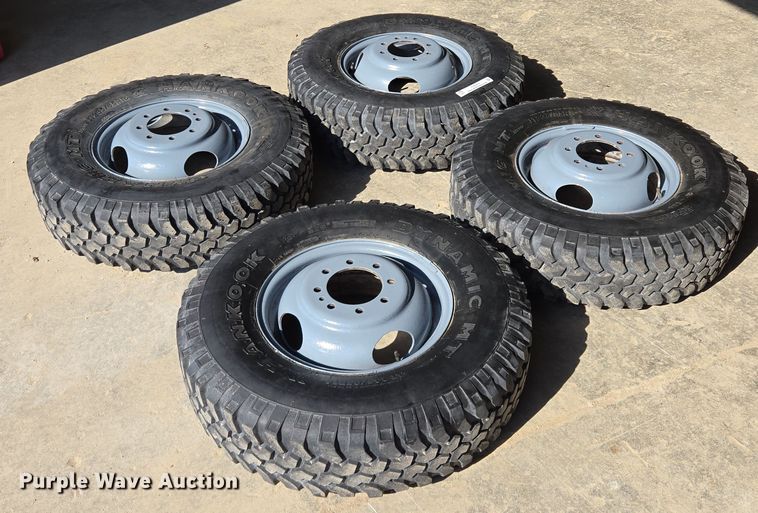 image for item EQ6844 (4) Hankook Dynamic MT LT235/85R16 tires and wheels