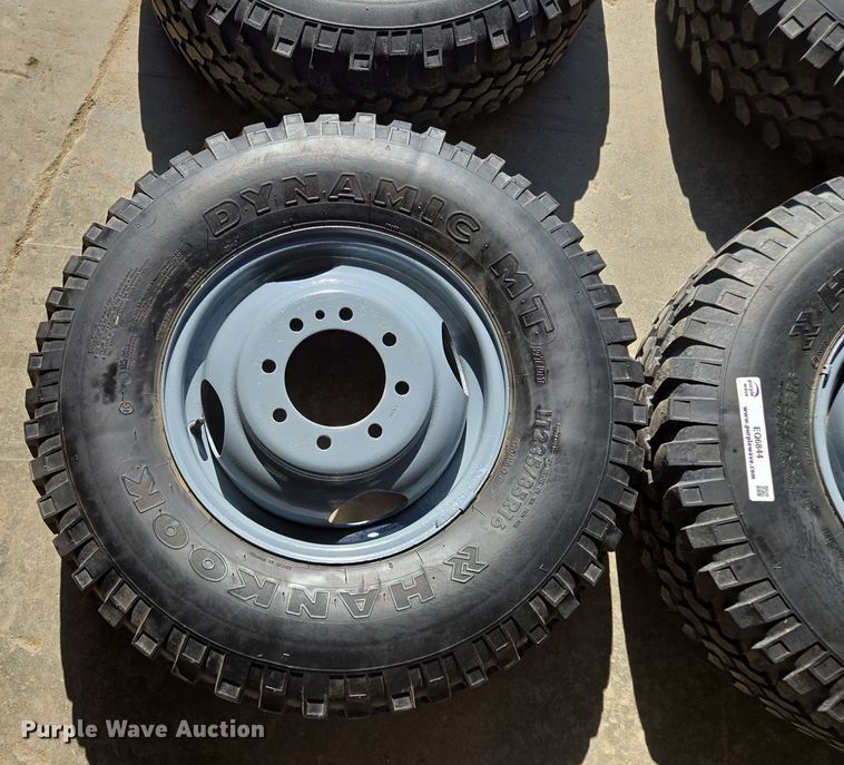 image for item EQ6844 (4) Hankook Dynamic MT LT235/85R16 tires and wheels