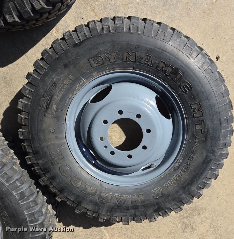 image for item EQ6844 (4) Hankook Dynamic MT LT235/85R16 tires and wheels