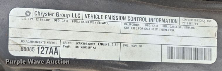 image for item EQ6873 2011 Dodge  Grand Caravan SUV