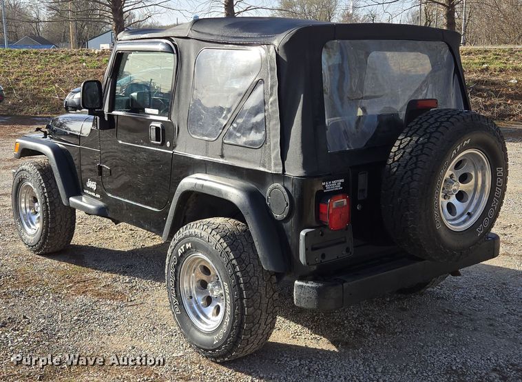 image for item EQ6874 2003 Jeep  Wrangler  SUV