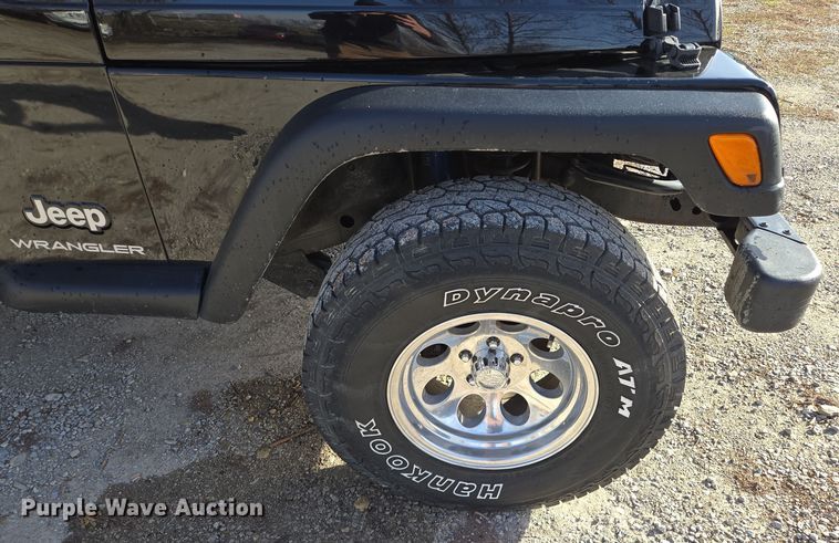 image for item EQ6874 2003 Jeep  Wrangler  SUV