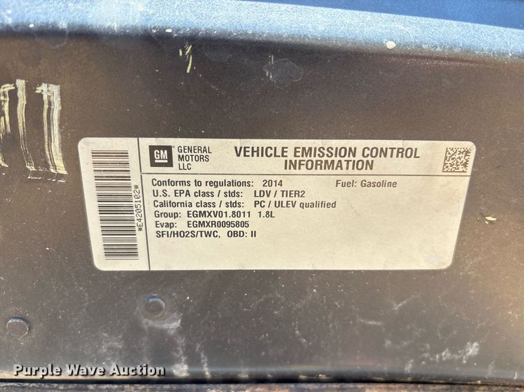image for item OB9479 2014 Chevrolet Sonic LT 
