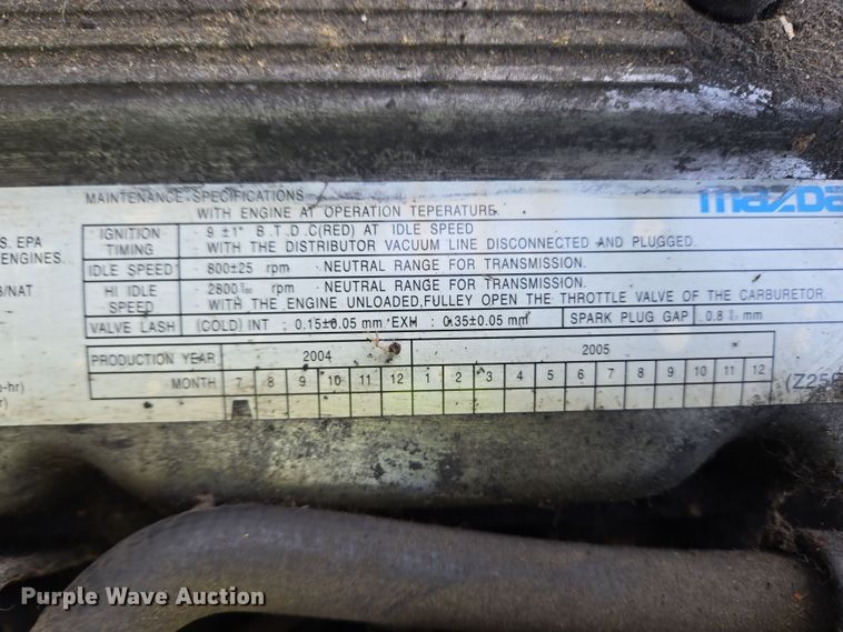 image for item YA0382 2006 Hyster S40XM forklift