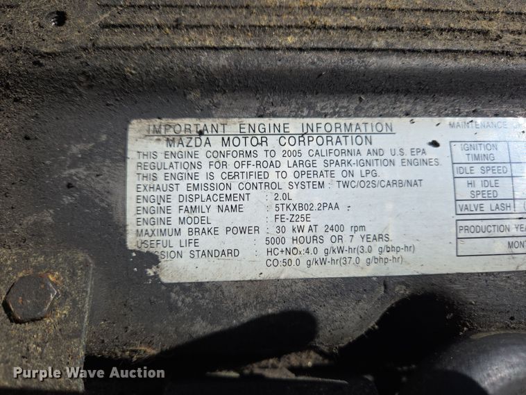 image for item YA0383 2006 Hyster S40XM forklift