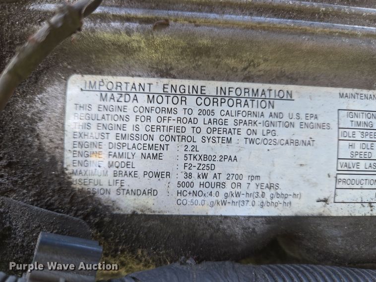 image for item YA0384 2008 Hyster S40FT forklift