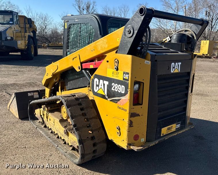 image for item DE2129 2015 Caterpillar 289D tracked skid steer loader