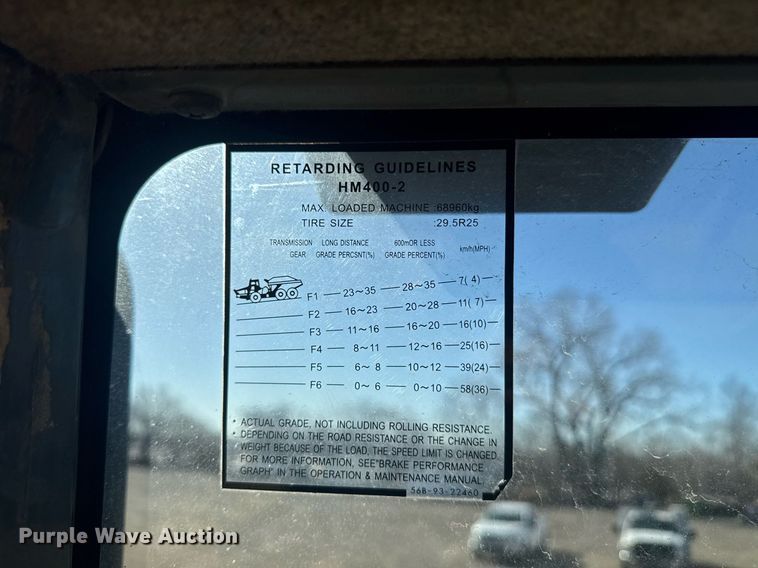 image for item DE2131 2007 Komatsu HM400-2 articulated haul truck