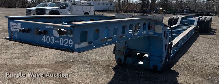 image for item DE2134 1998 Kalyn Siebert TL280 lowboy equipment trailer