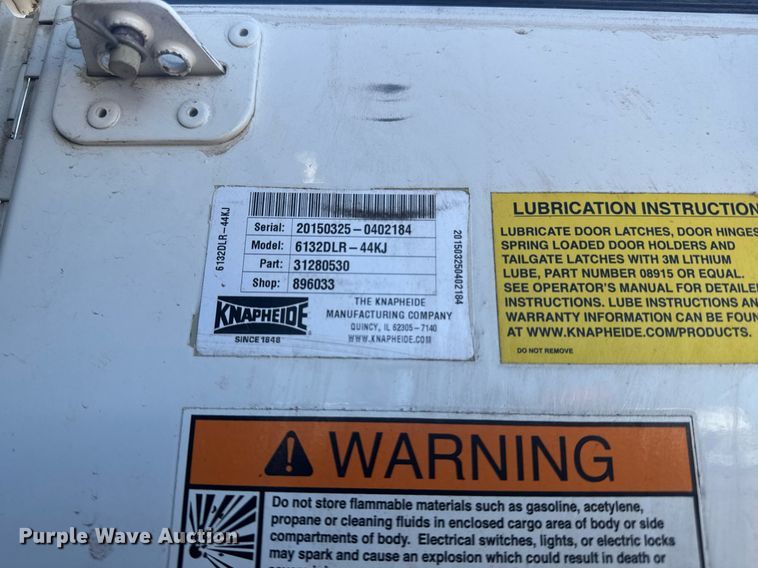 image for item DE2137 2015 Ford F550 Super Duty XL utility / service truck