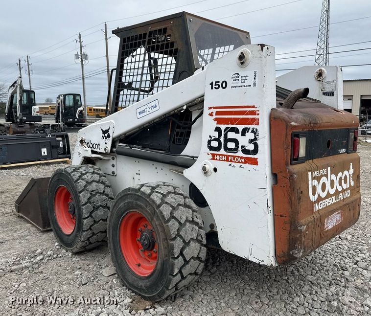 image for item DM5600 1998 Bobcat 863 skid steer loader