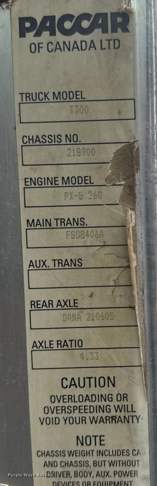 image for item DM5604 2008 Kenworth T300 winch truck