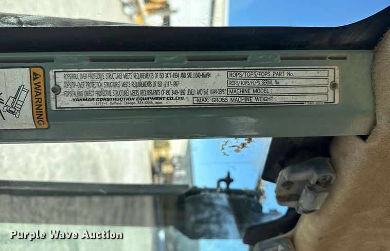 image for item DM5611 2007 Yanmar ViO35-5 mini excavator