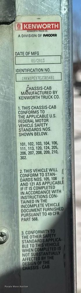 image for item DO0419 2014 Kenworth W900 ready mix truck