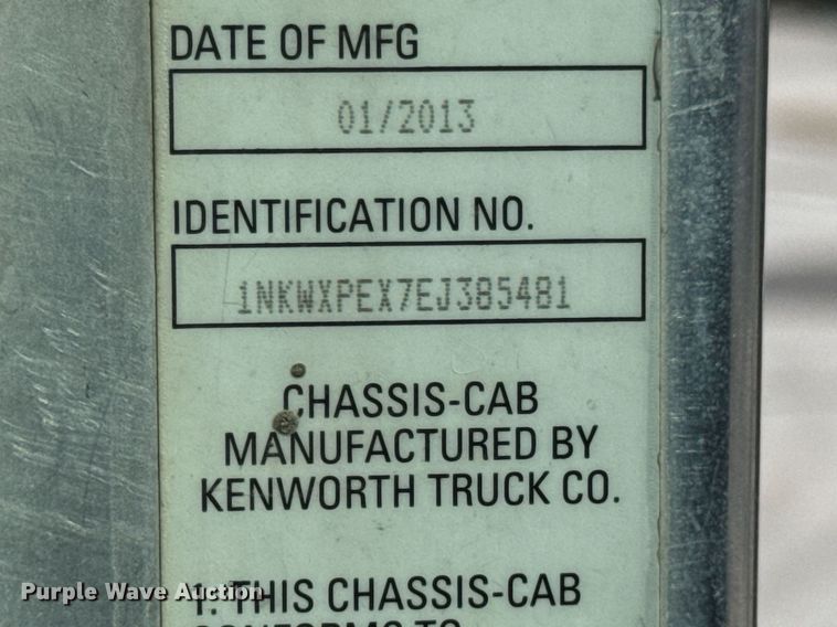 image for item DO0419 2014 Kenworth W900 ready mix truck