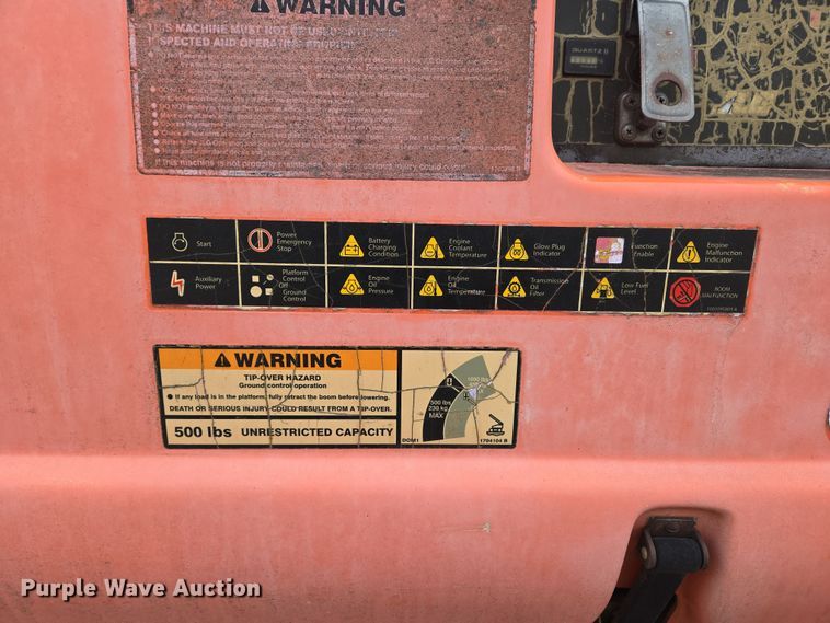 image for item DP6202 2000 JLG 800A boom lift