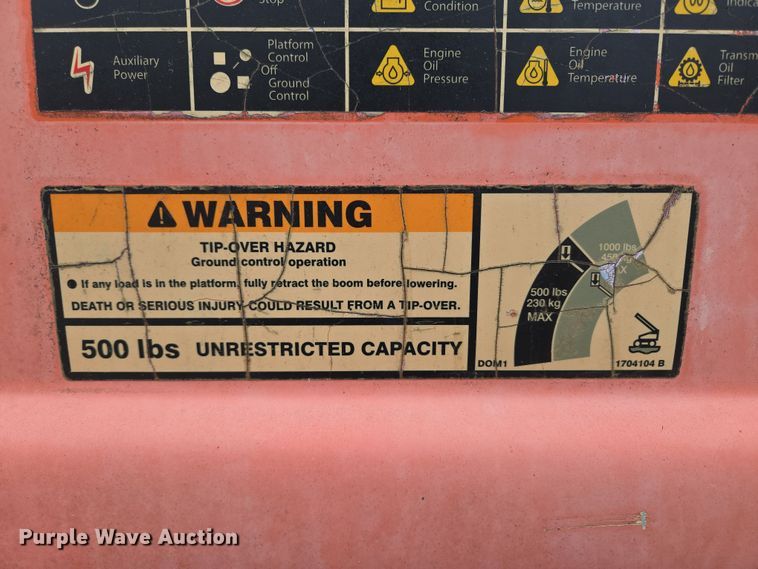 image for item DP6202 2000 JLG 800A boom lift