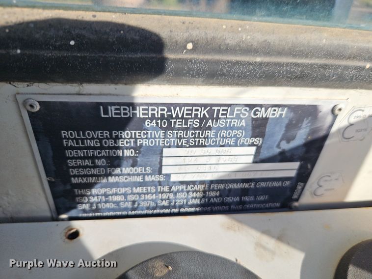 image for item DR8755 1995 Liebherr LR631C track loader