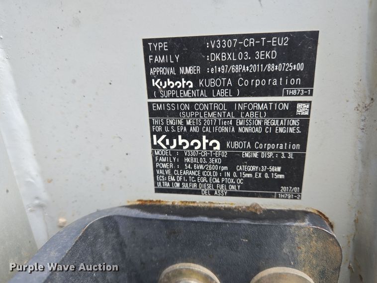 image for item DS5298 2017 Takeuchi TL10V2 tracked skid steer loader