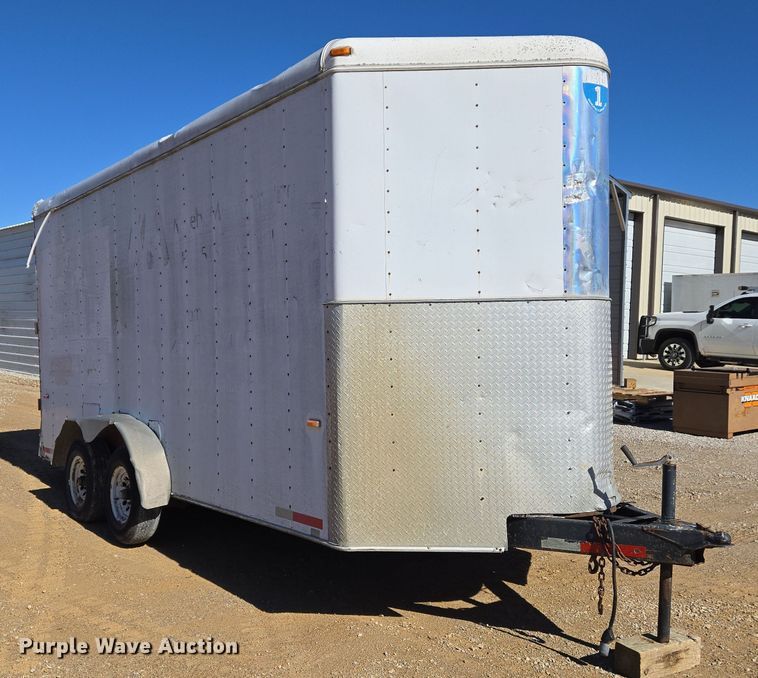 image for item DS5303 2002 Interstate enclosed cargo trailer