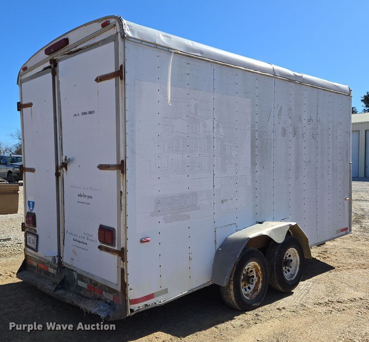 image for item DS5303 2002 Interstate enclosed cargo trailer